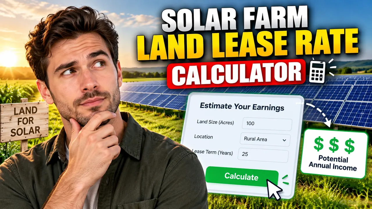 Solar Farm Land Lease Rate Calculator Calculate