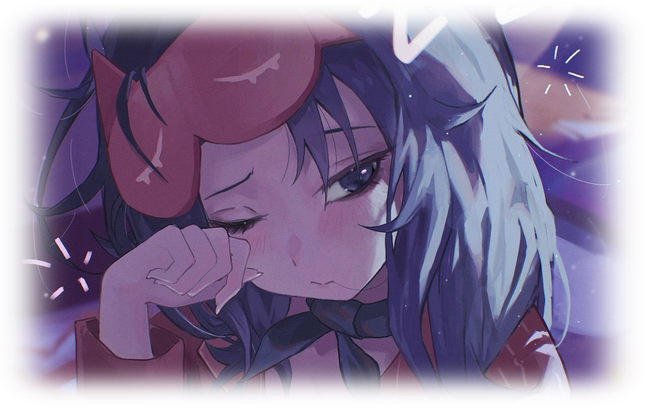 Fanart of Sleepy Mita from Miside. Art by watanabeaki1019