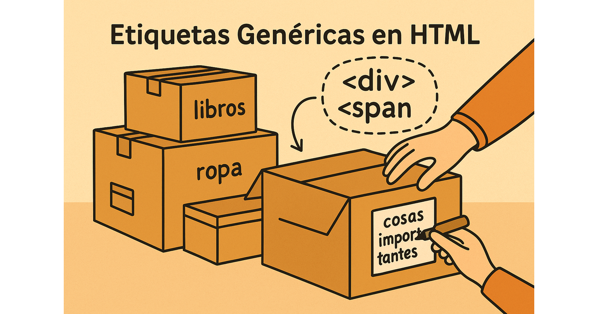 Etiquetas Genéricas HTML <div> y <span> Etiquetas Genéricas HTML