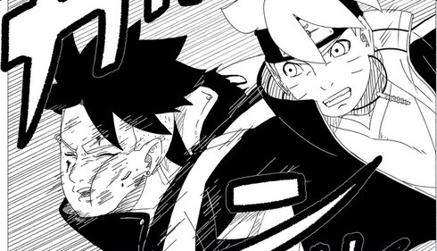 Boruto menghajar Kawaki