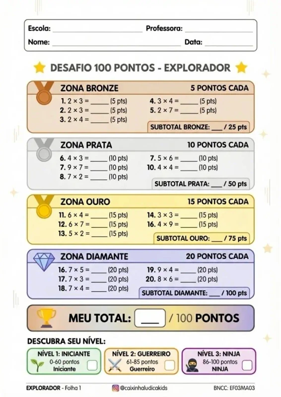 Nível Explorador