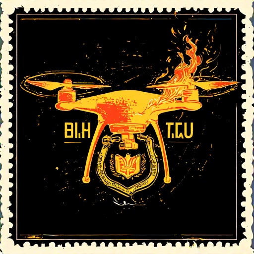 Postal-stamp-style-art-of-a-fl-25