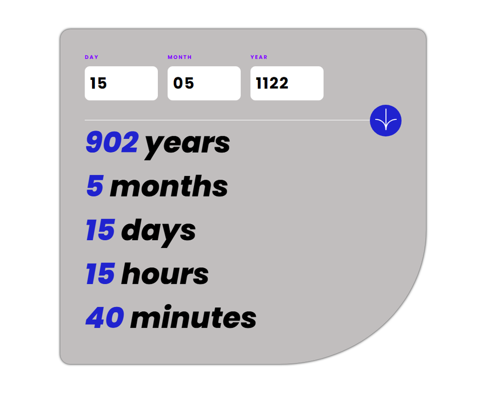 age calculator codejuster