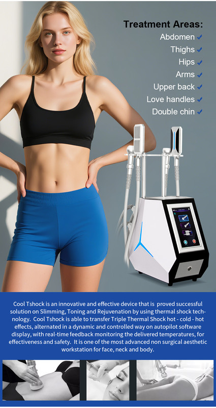 Treatment areas: abdomen, thighs, hips, arms, back, love handles, double chin