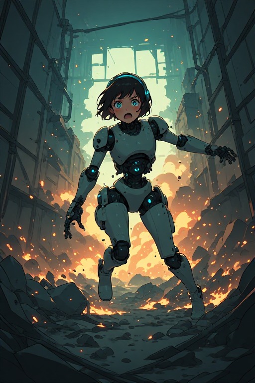 A-biorobot-girl-flees-in-terro-(4)