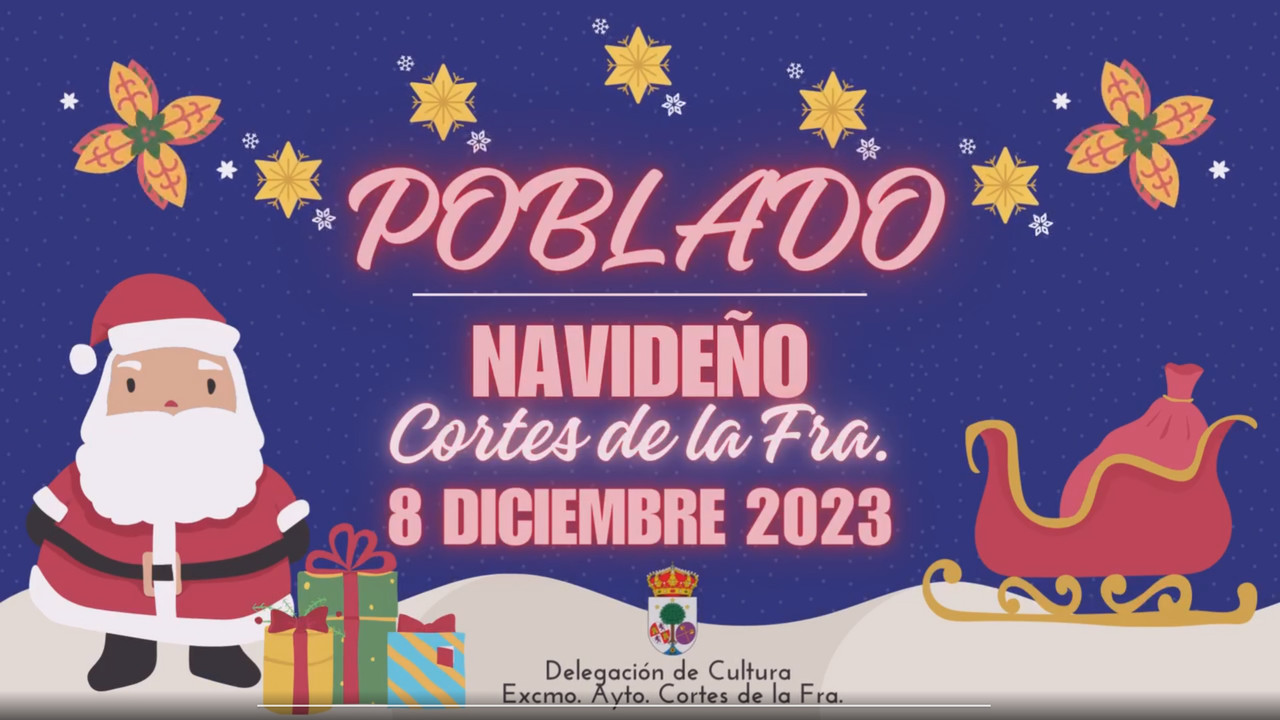 Poblado navideño en Cortes de la Frontera