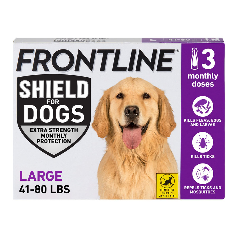 FRONTLINE Shield Large Dogs 41-80 lbs 3 Count