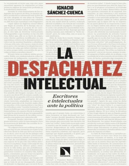 La desfachatez intelectual - Ignacio Sánchez-Cuenca (Multiformato) [VS]
