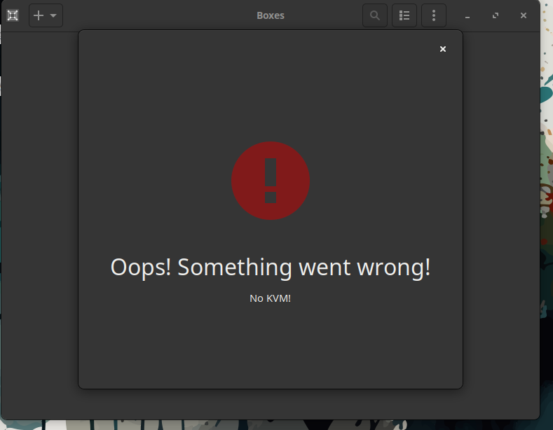 No KVM
