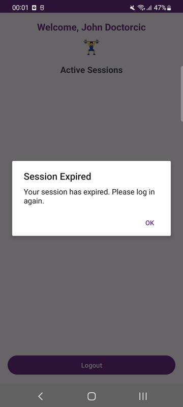 Session Expired