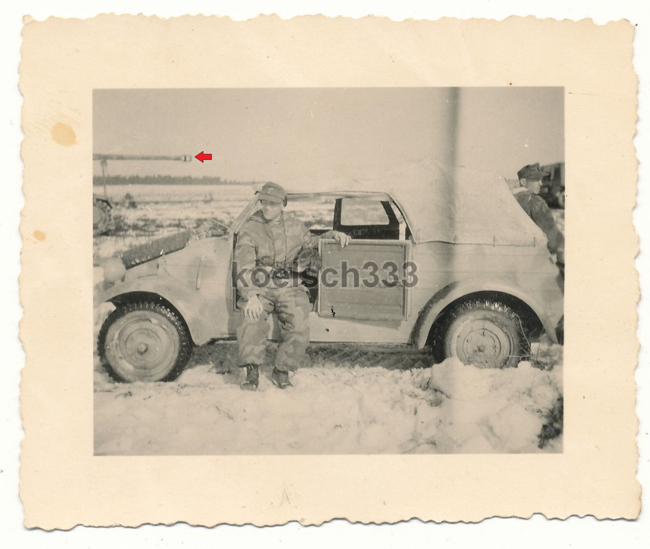 Foto Grenadier Tarnbekleidung VW Kübelwagen Panzerjäger Panzer S
