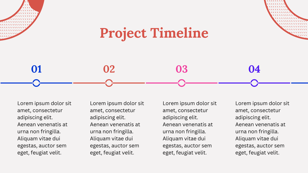 Red Blue Colorful Minimalist Project Presentation