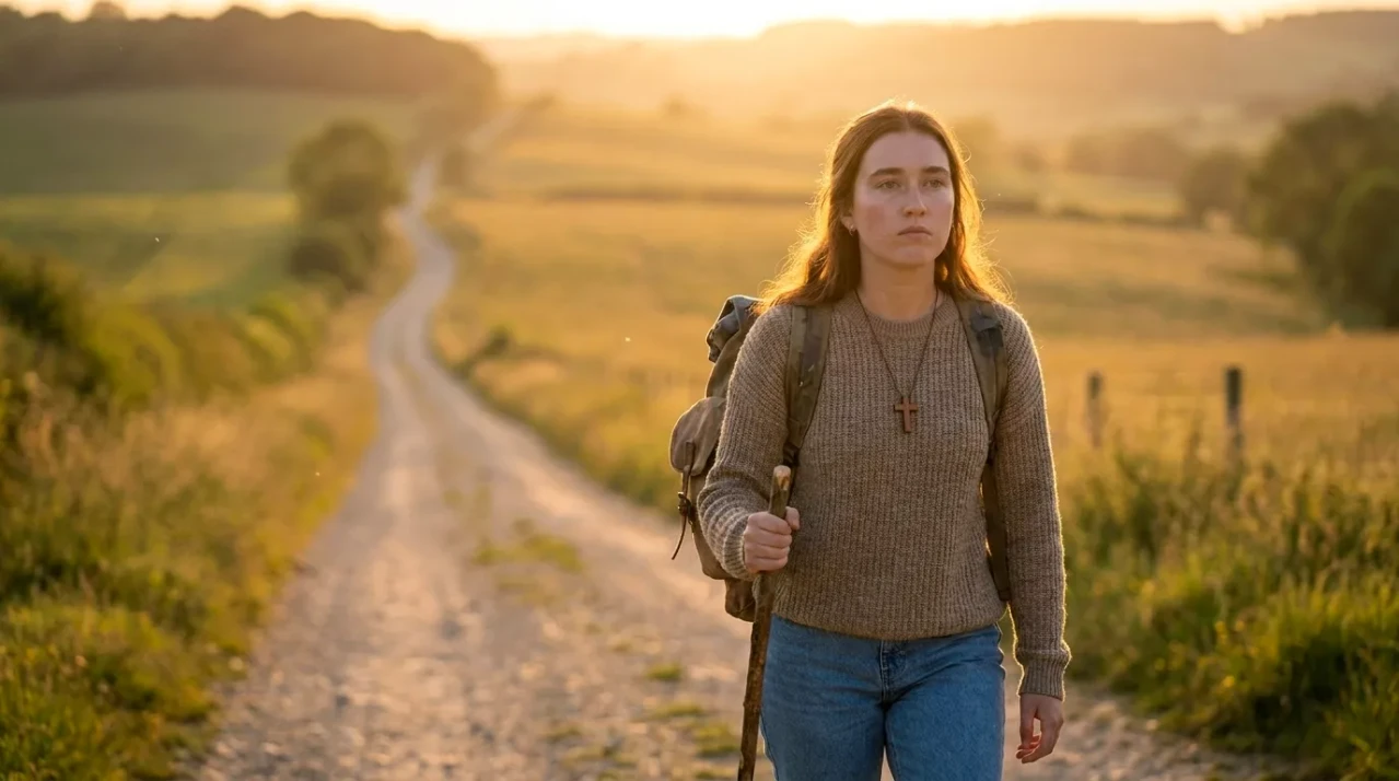 camino largo con luz natural simbolizando proceso de vida y propósito en Dios