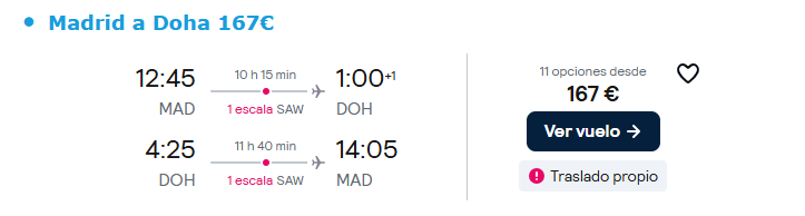 Vuelos Directos a QATAR (Doha) SOLO 167€ - Foro General de Viajes