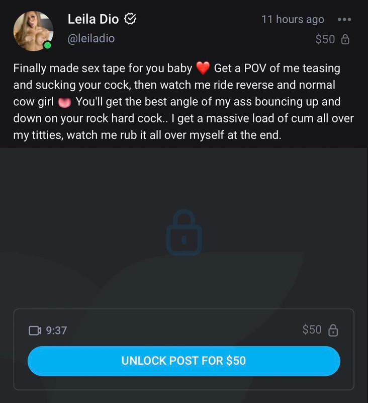 Onlyfans leila dio Chelsea Wilde