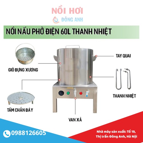 nồi nấu phở inox