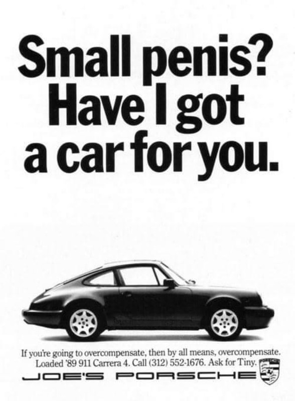 la Publicité PORSCHE  01