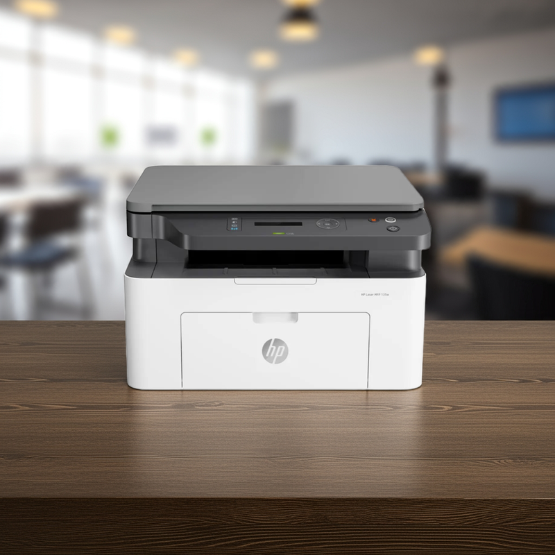 Painel de controle intuitivo da HP LaserJet M135W