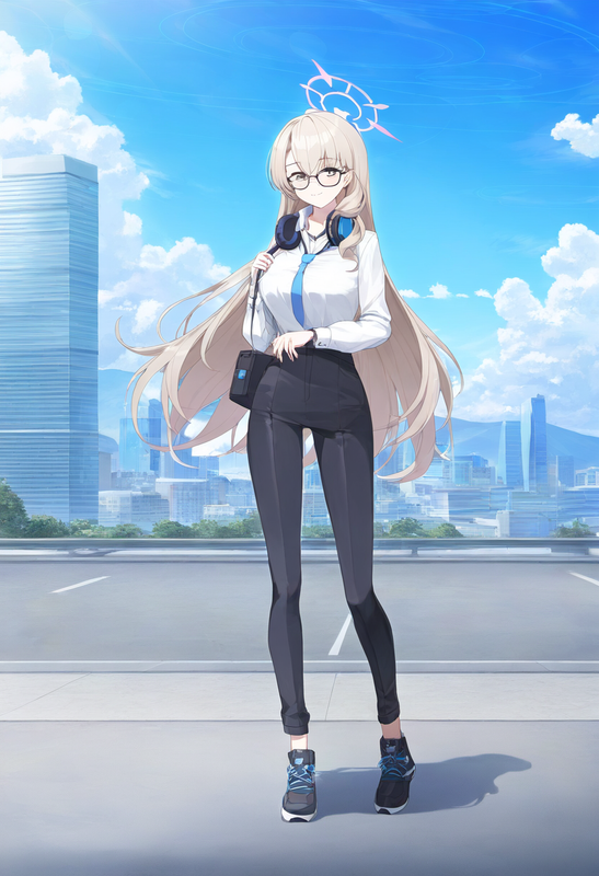 1girl, kotama (blue archive), blue archive, official art,aged up, depth of field s-1778900834