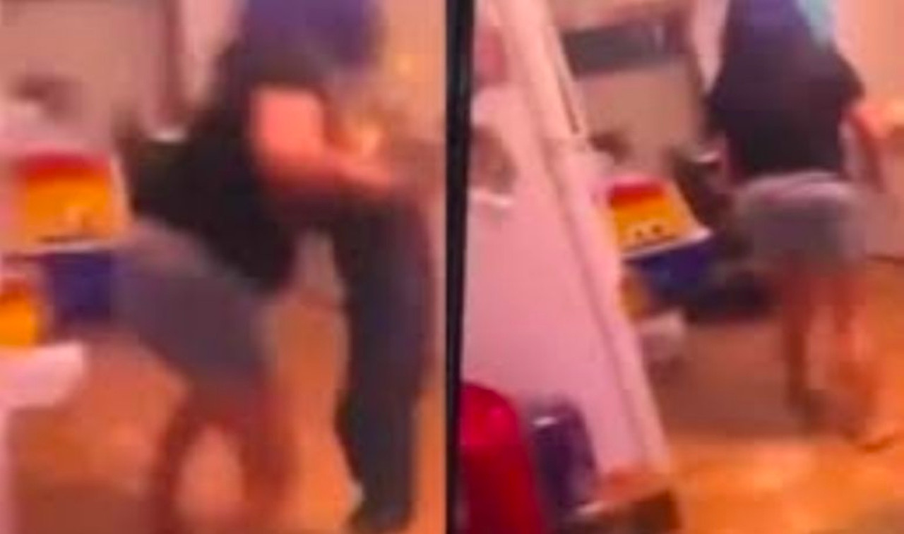 Mujer es captada golpeando a su hijo adoptivo y causa indignación