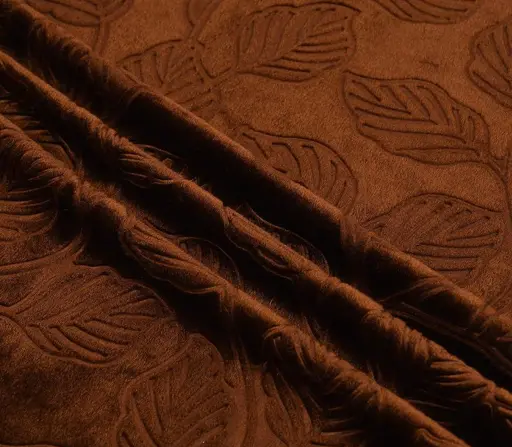 LEAF VELVET CURTAINS SET OF 1 Color 1 (R705)