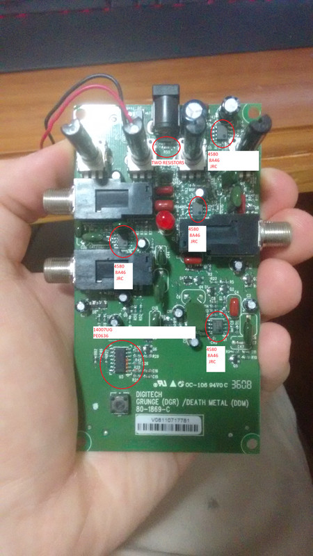 Labeled DM Board