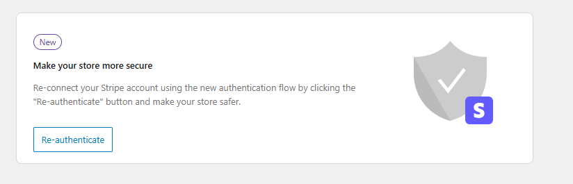 Stripe auth