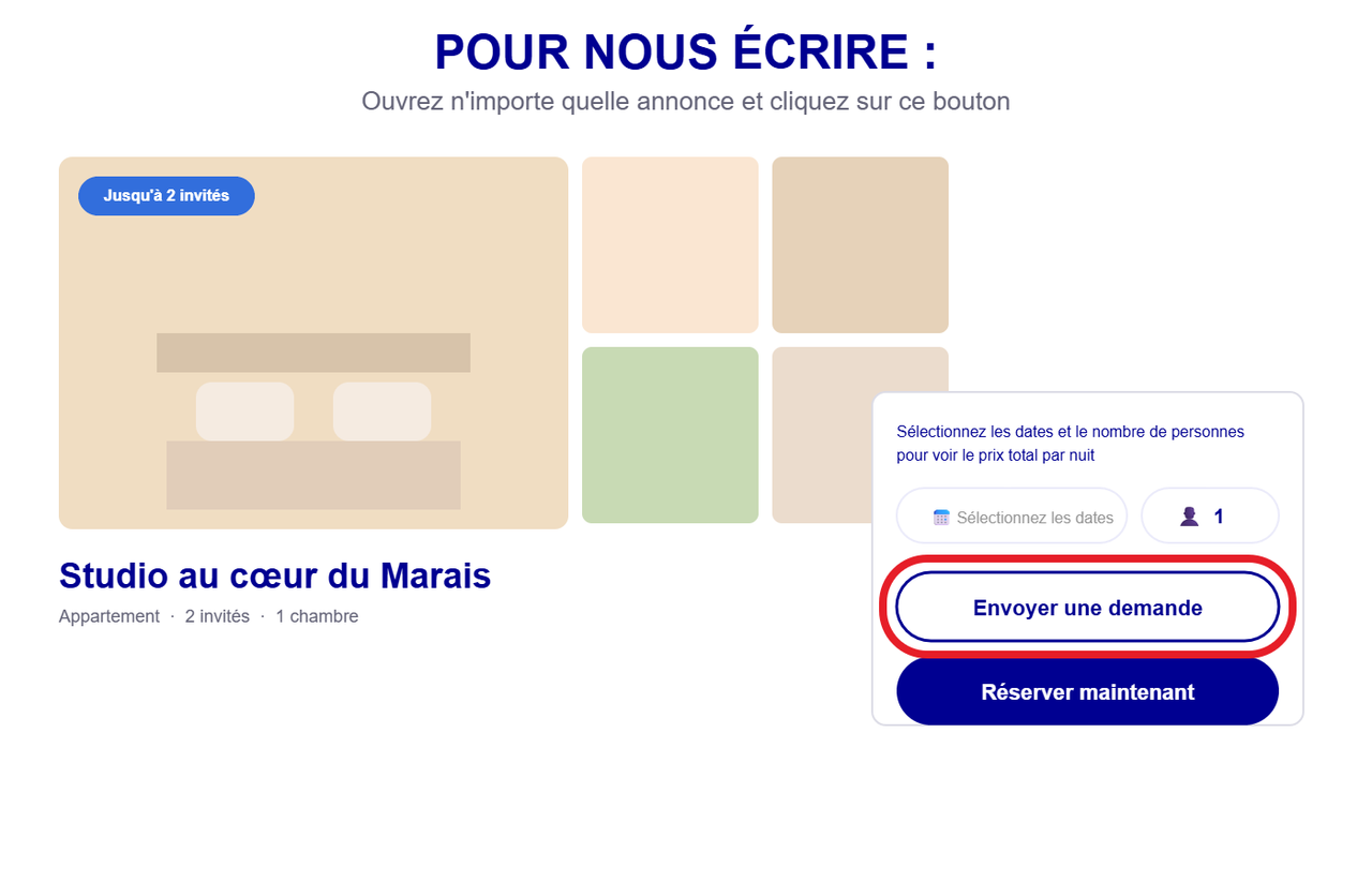 Envoyer une demande