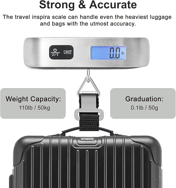 Compact Luggage Scale in Travel Bag