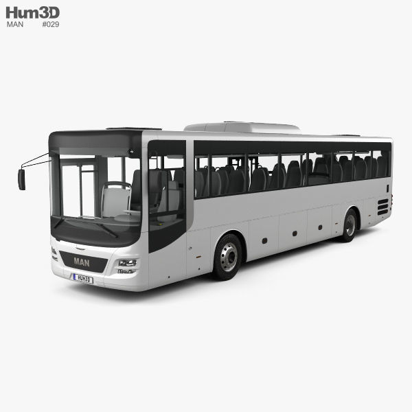 man lions intercity bus with hq interior 2015 3d model max obj