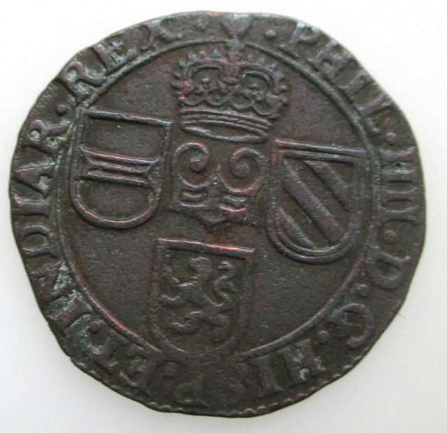 liard de Felipe IV 1643 42