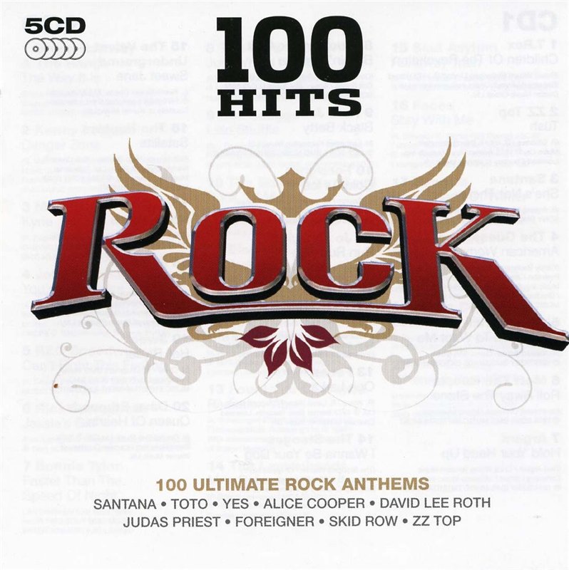 Хард рок сборник. 100% Hits Rock CD. 100 Hits сборники. 100 Hits - Rock (cd5). Сборник рок хитов.
