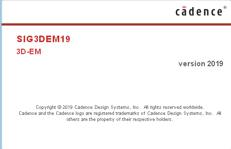 Cadence Sigrity 3D-EM v19.00.001 Hotfix (x64)