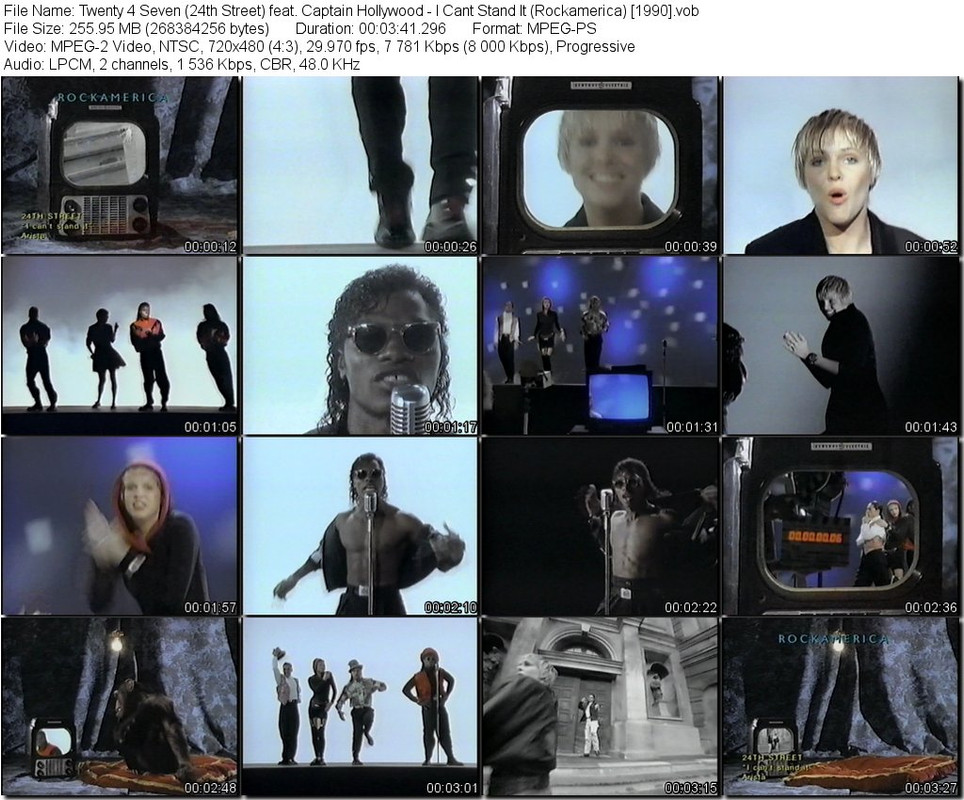 Twenty 4 Seven (24th Street) feat. Captain Hollywood - I Cant Stand It (Rockamerica) [1990].vob_tn