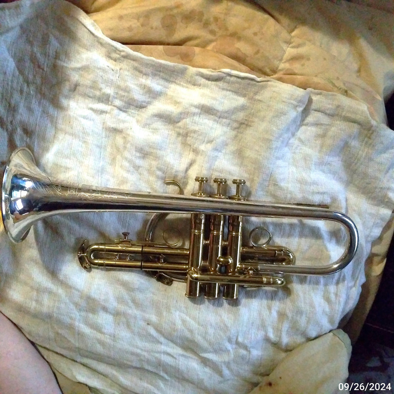 King 1958 Super 20 Silversonic Master cornet sn 363140 (35)