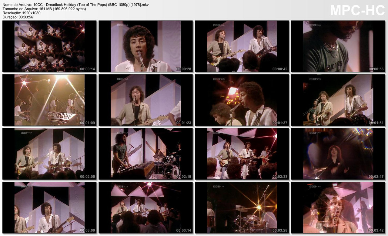 10CC - Dreadlock Holiday (Top of The Pops) (BBC 1080p) [21.09.1978]