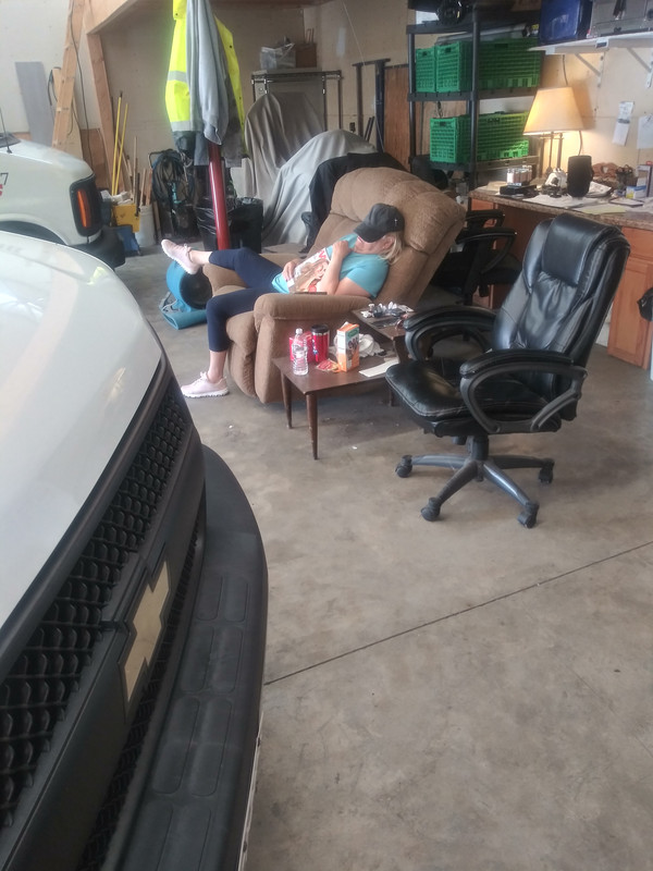 Nancy lending a hand