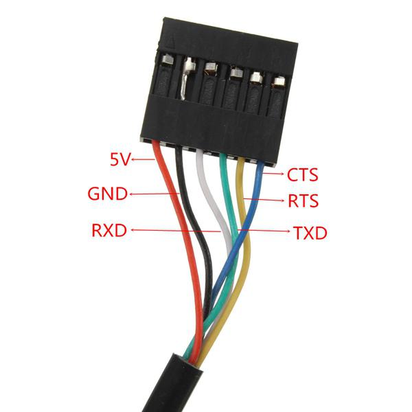 FTDI USB to TTL Cable Pinout