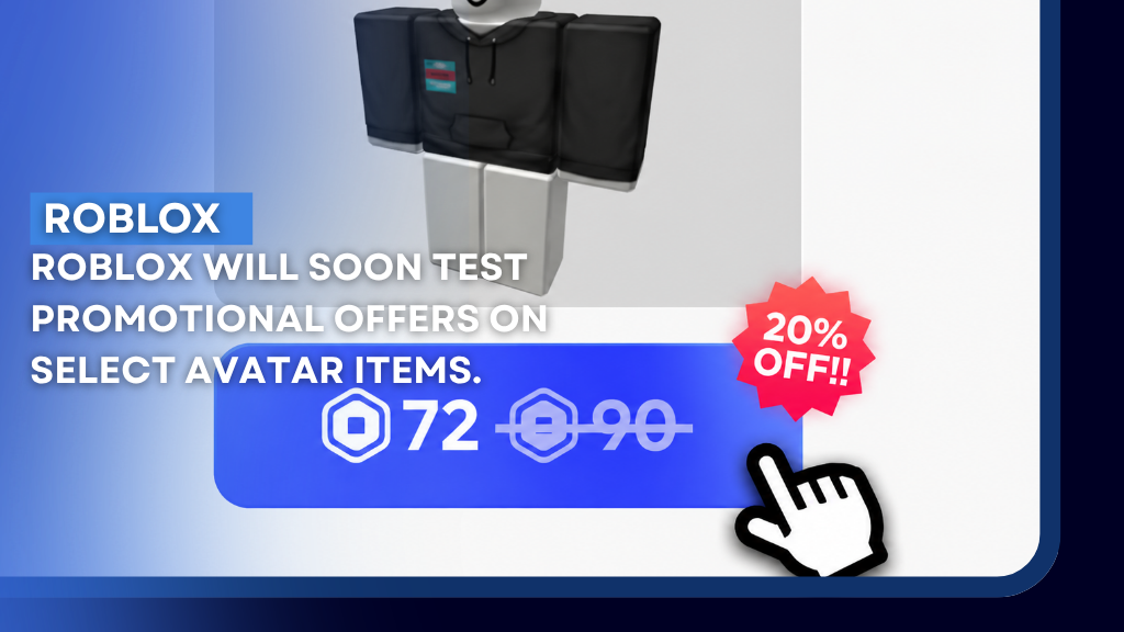 Roblox will begin testing Offers on the Avatar Marketplace