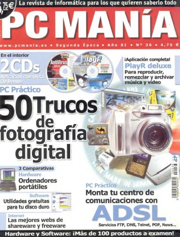 PCME2 36 - Revista PC Mania [2002/2003] [Pdf] [Varios servidores]