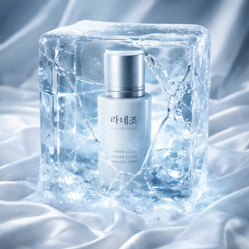 Áp phích sản phẩm băng giá thanh lịch