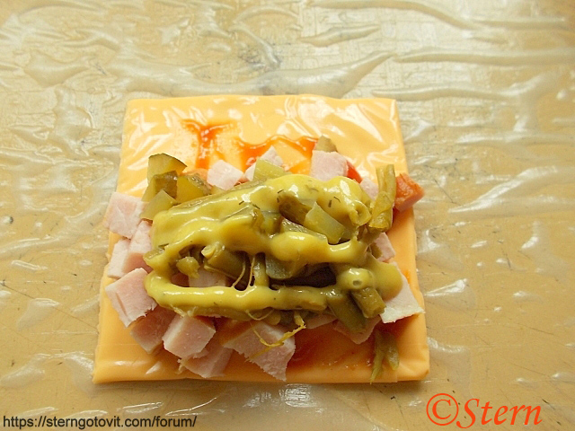 Роллы из рисовой бумаги «Пицца»