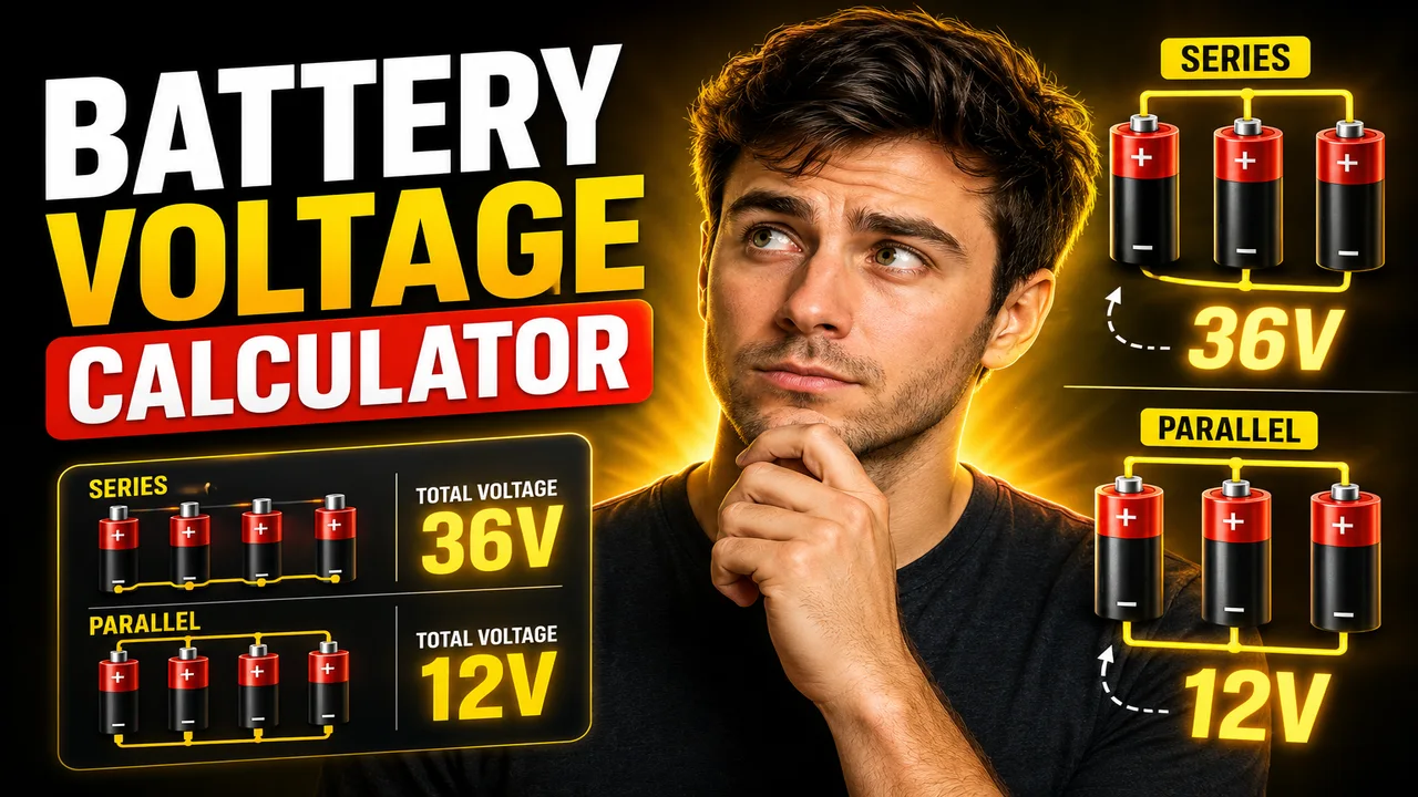 Battery Series And Parallel Voltage Calculator Now