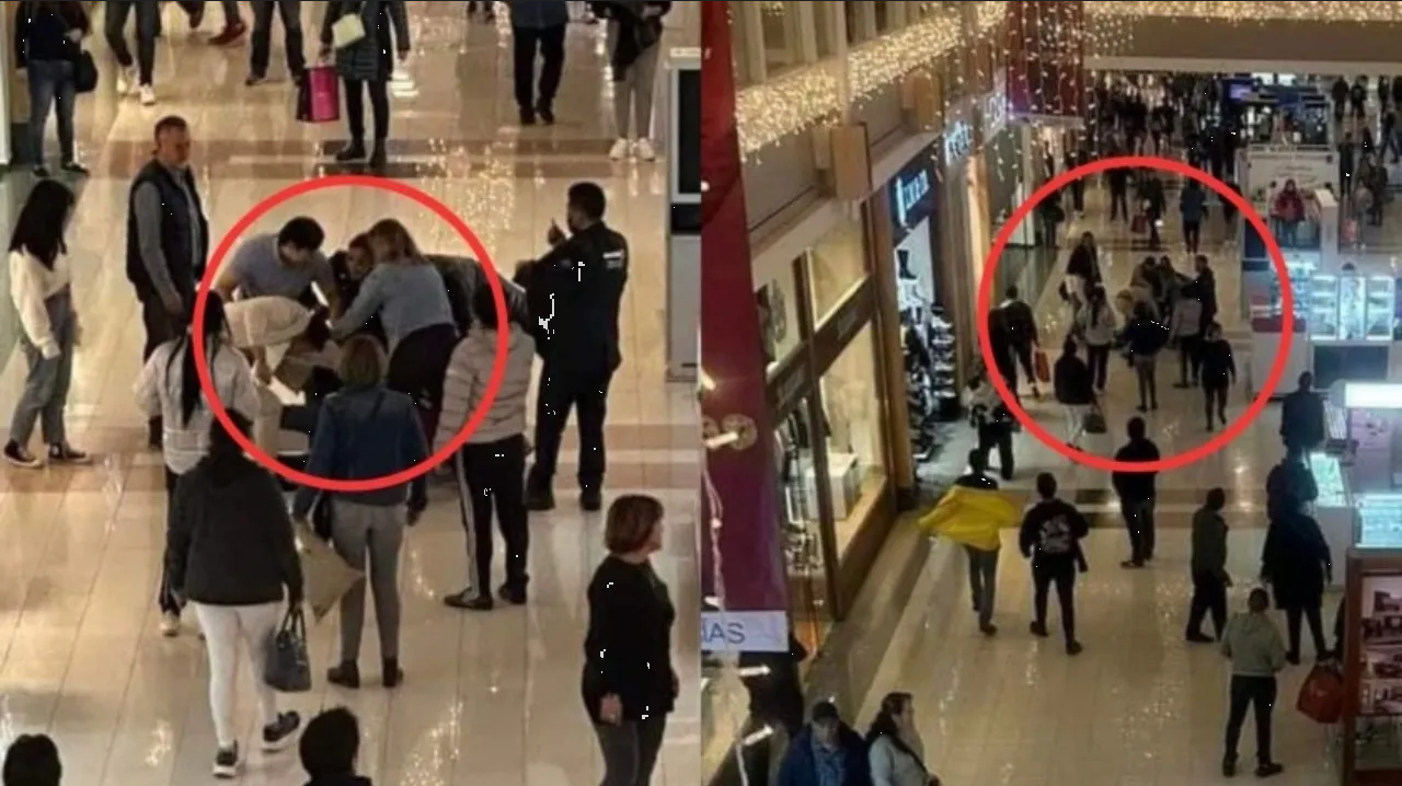 Mujer se agarra a golpes con la amante de su esposo en un centro comercial: Video