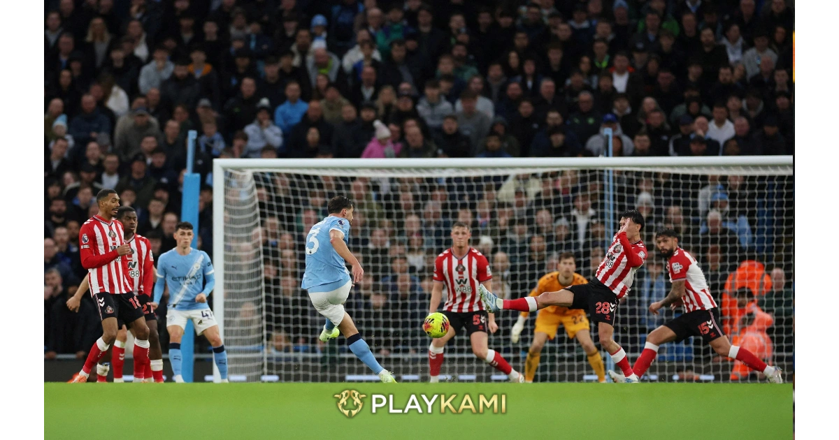 Playkami highlights Gol kejutan Ruben Dias