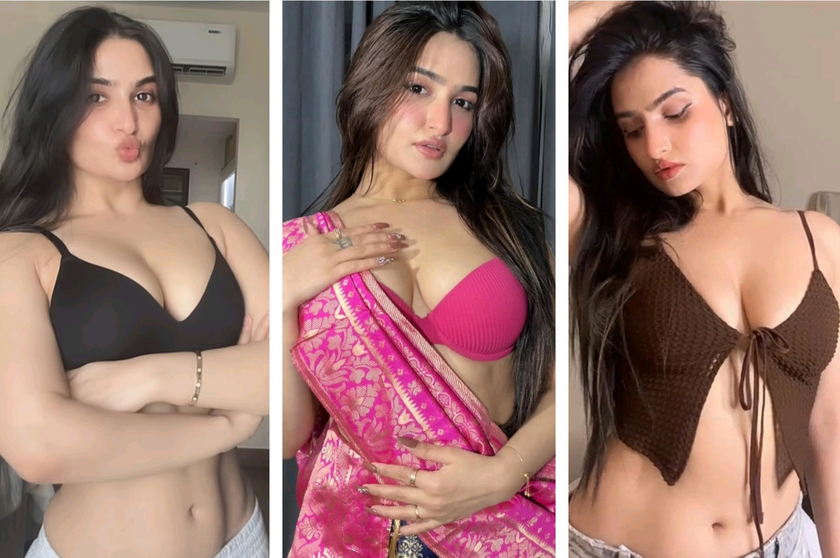 Beautiful Indian Model Sassy Poonam Showing Boobs