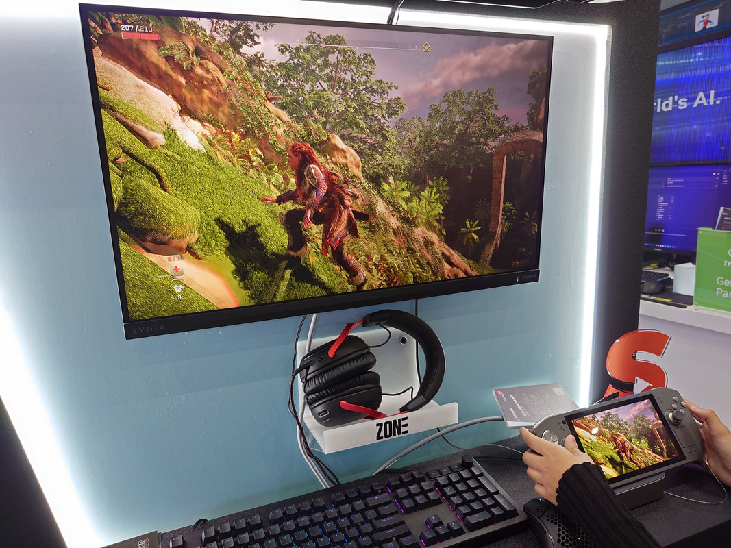 Zotac Gaming ZONE ต่อออกทีวี เล่นเกม Horizon Forbidden West
