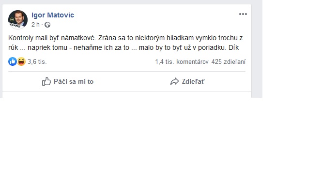 kolóna-1  Matovic facebok -2