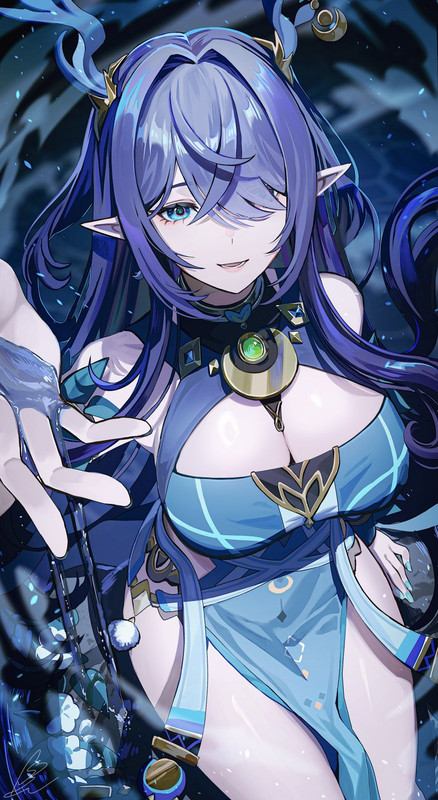 __lauma_genshin_impact_drawn_by_shibuki_kamone__0f0bf81762bb5a2f6a8996eba08595b8