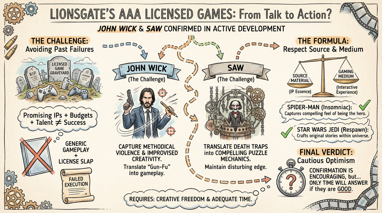 Lionsgate Just Confirmed AAA John Wick and Saw Games Are Actually Happening This Time 1 Gaming controller with dramatic red lighting representing action gaming